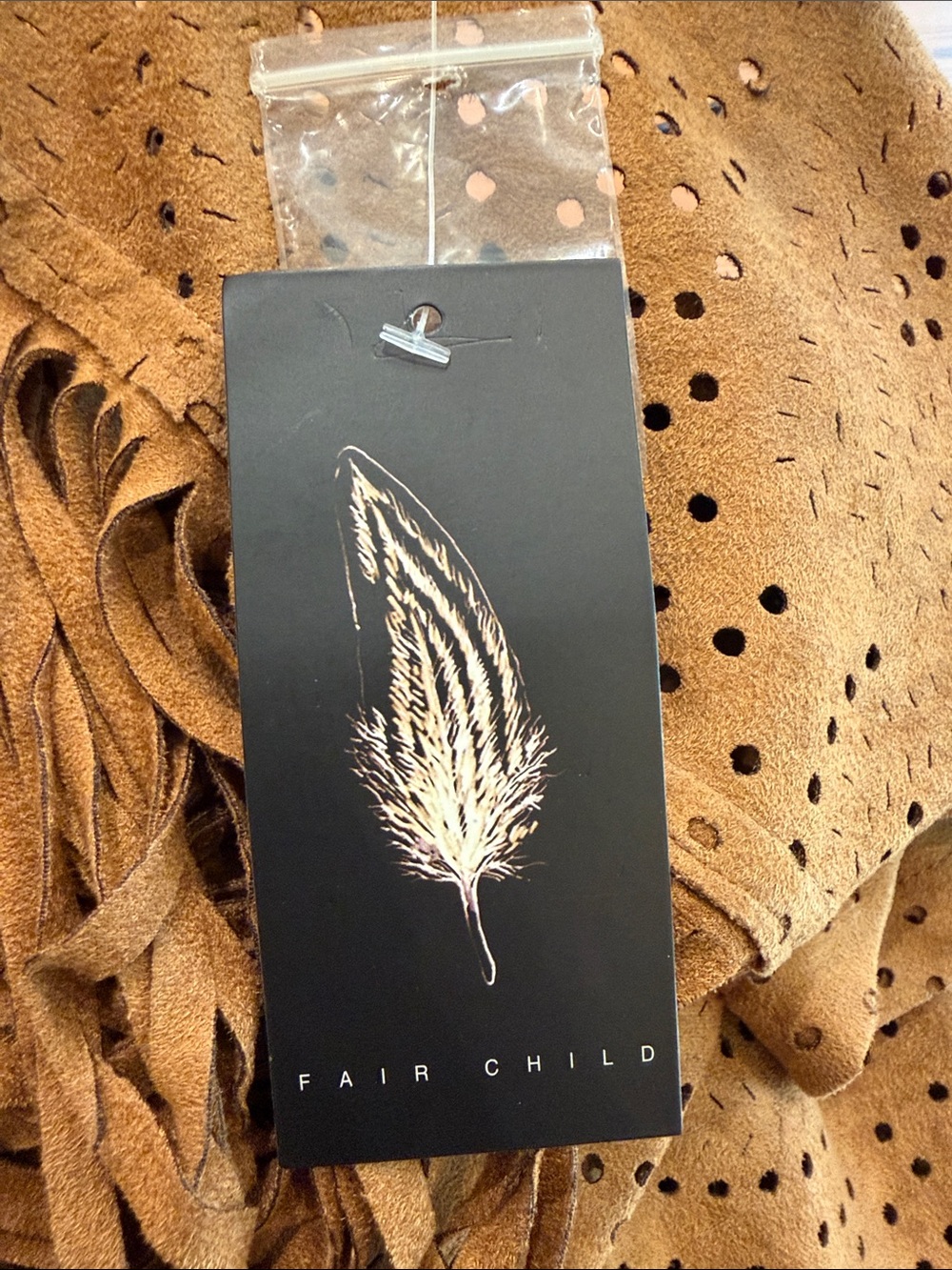 Fringed Knit Shawl Wrap in Tan - Picture 8 of 11